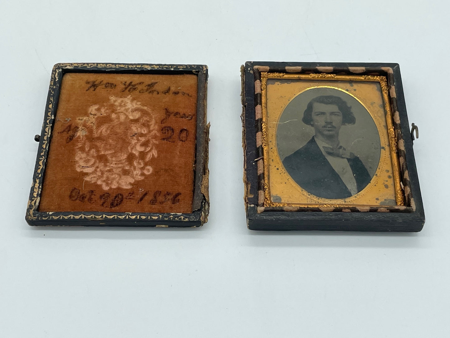Antique Tin Type in Frame (Item 0332)