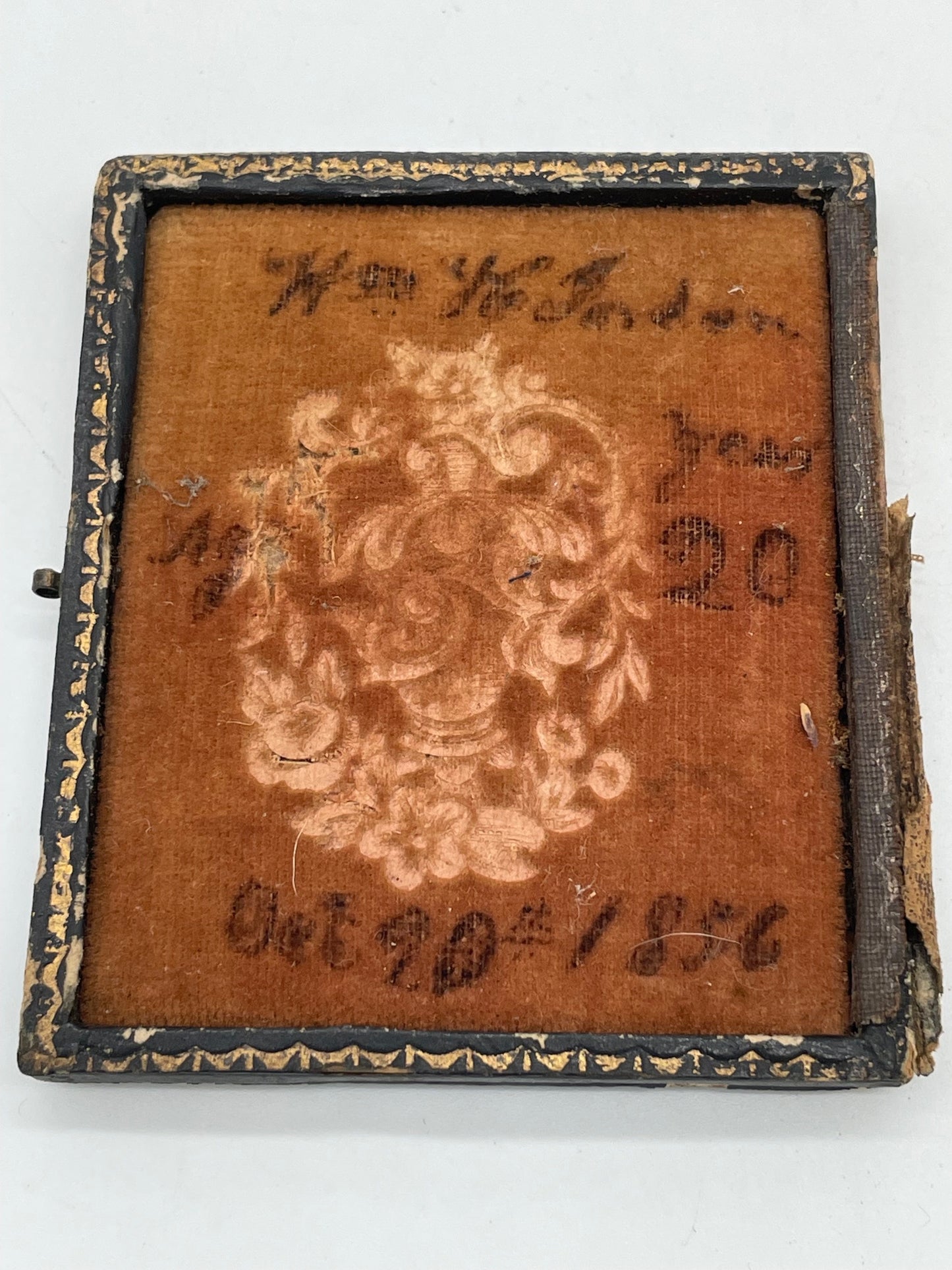 Antique Tin Type in Frame (Item 0332)