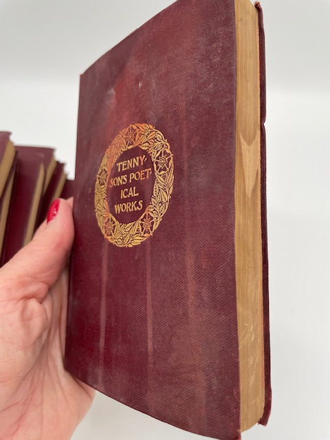 Alfred Tennyson 9 Volume Set of Books (Item 0344)