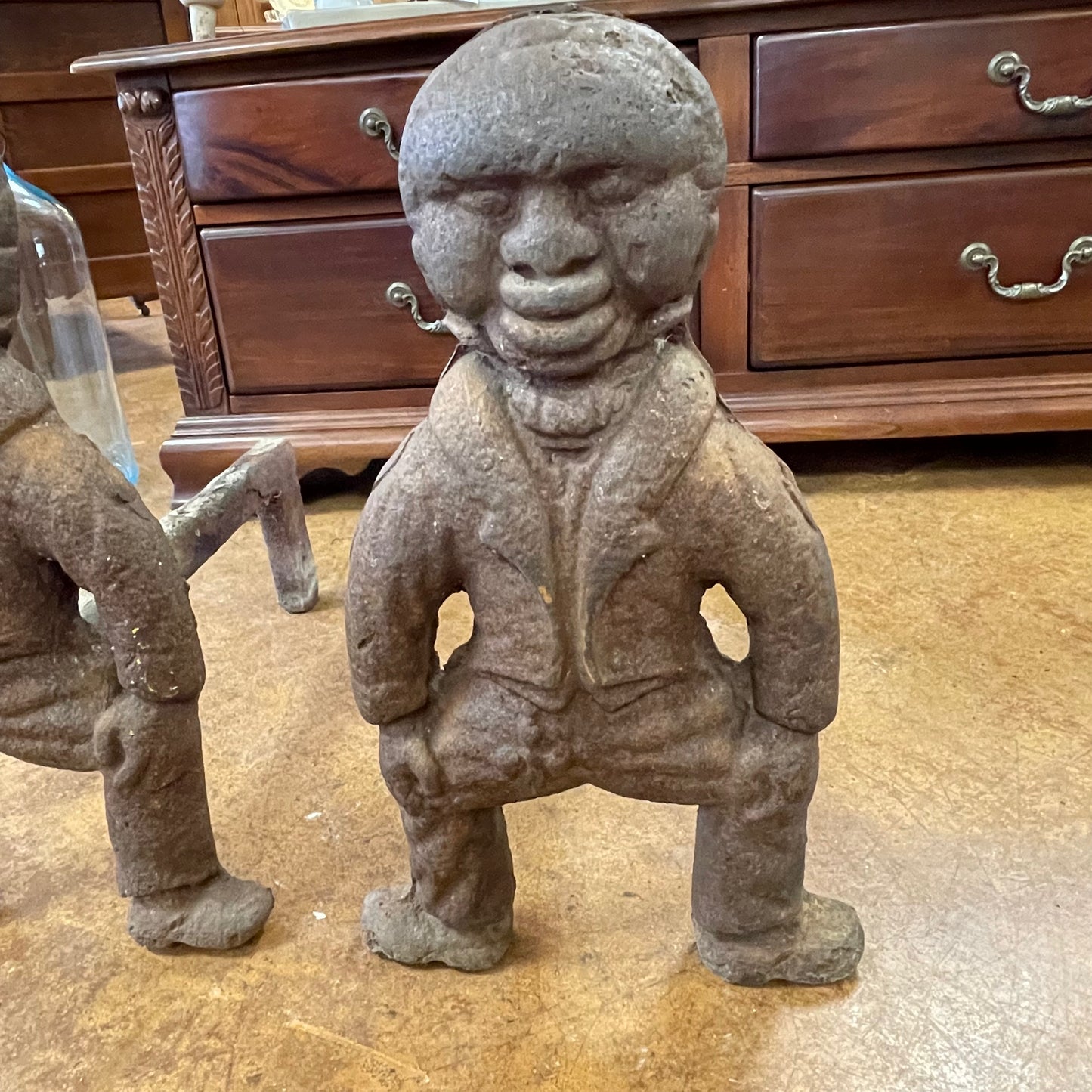Black Butler Americana Fireplace Andiron (Item Number 0142)