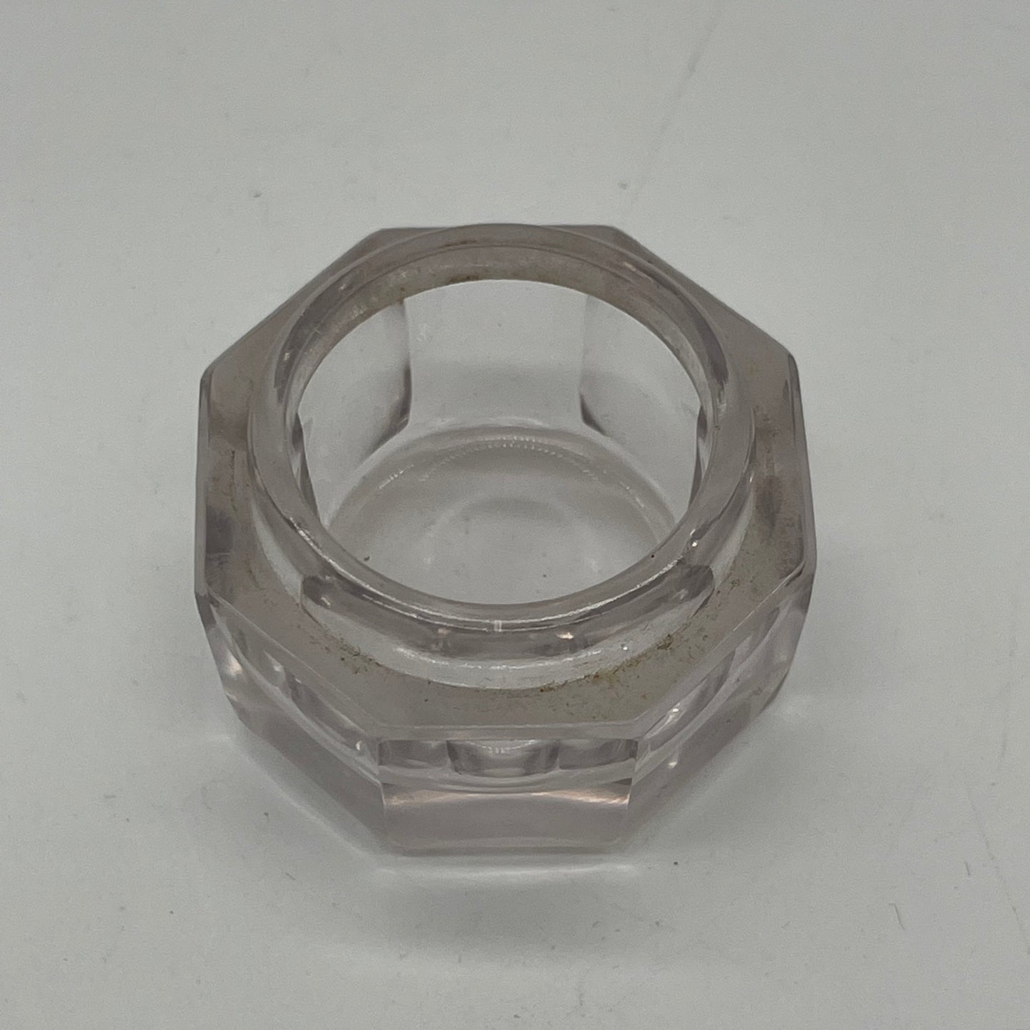 Crystal Rouge Pot with Sterling Lid (Item Number 0052)