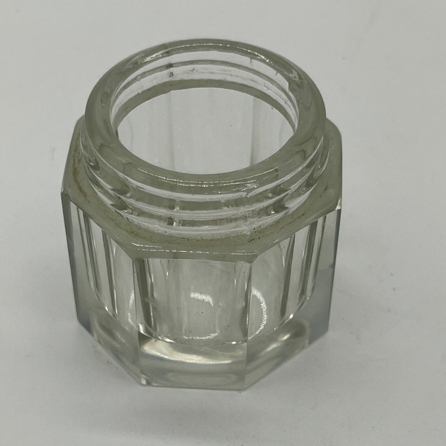 Crystal Rouge Pot with Sterling Lid (Item Number 0053)