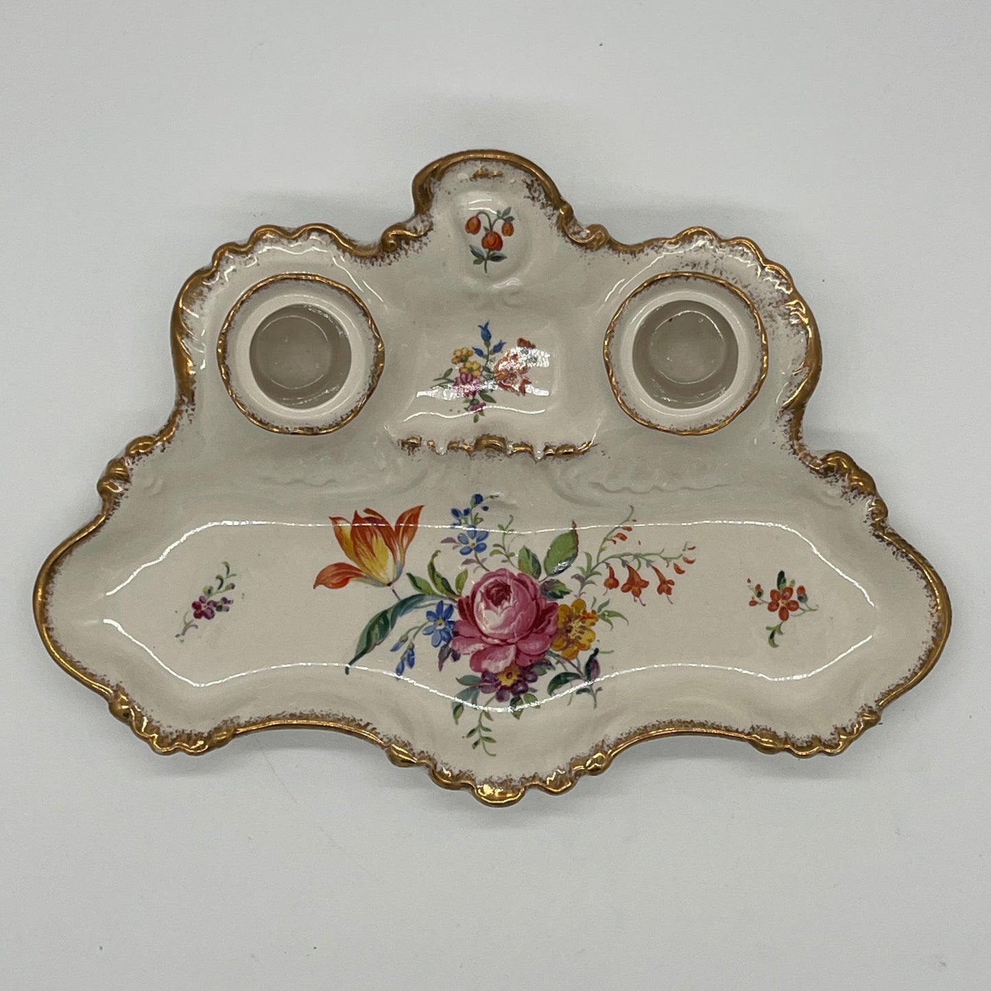 Vintage Ink Well Desk Set (Item Number 0038)