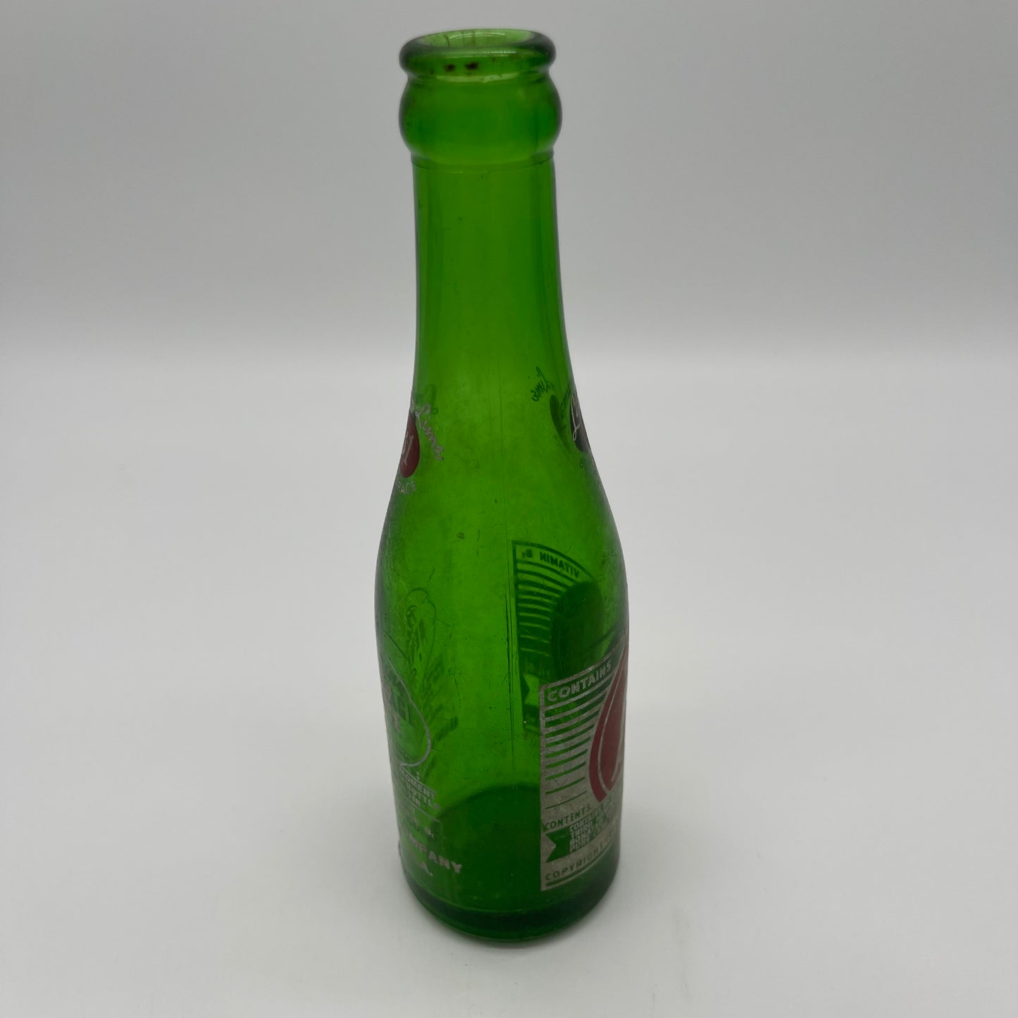 Vintage B-1 Lemon-Lime Soda Bottle (Item Number 0178)