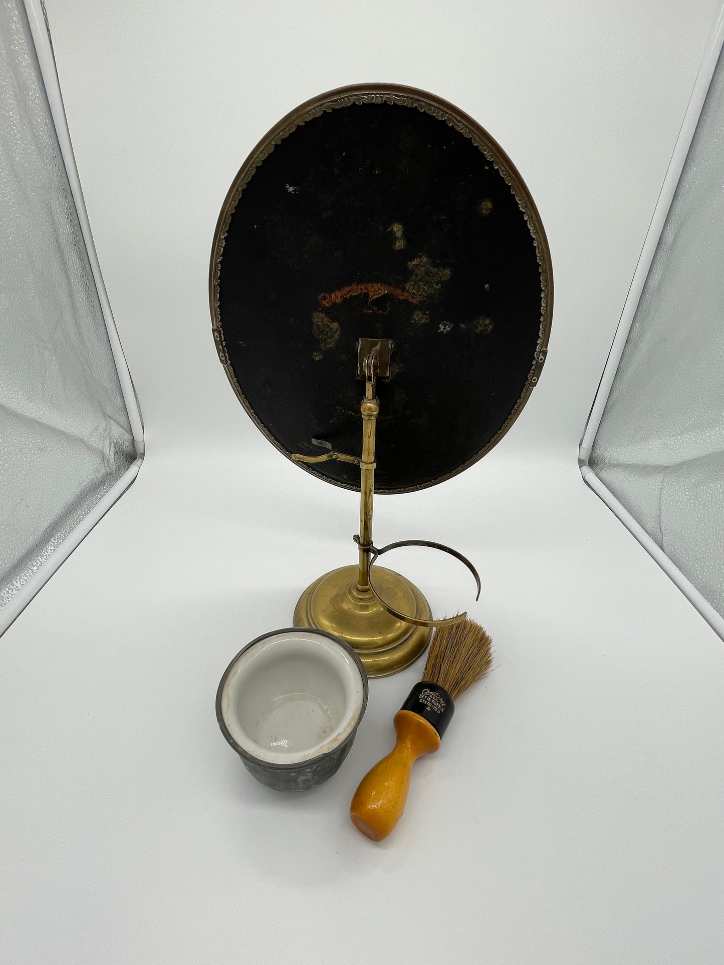 Antique Shaving Mirror (Item Number 0024)