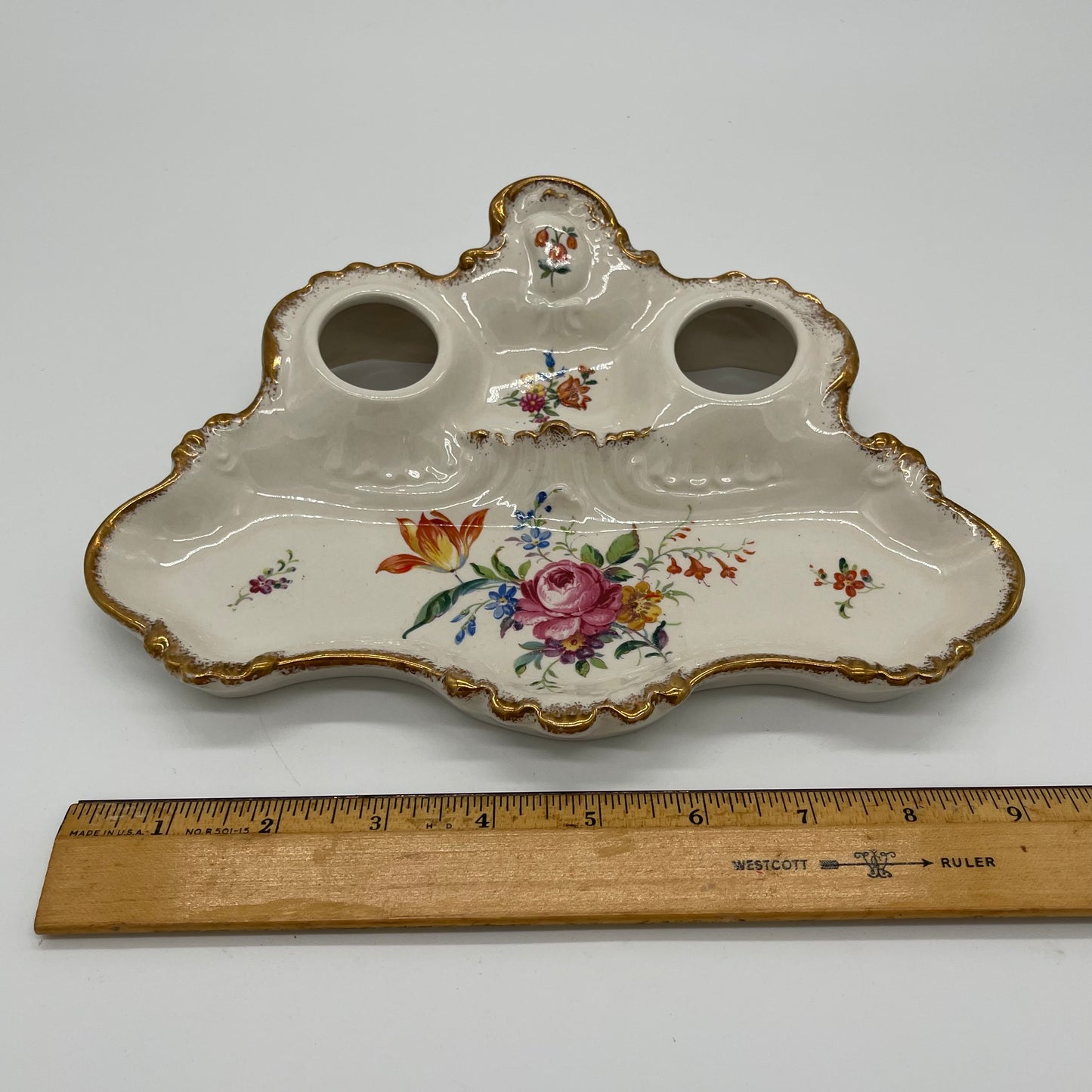 Vintage Ink Well Desk Set (Item Number 0038)