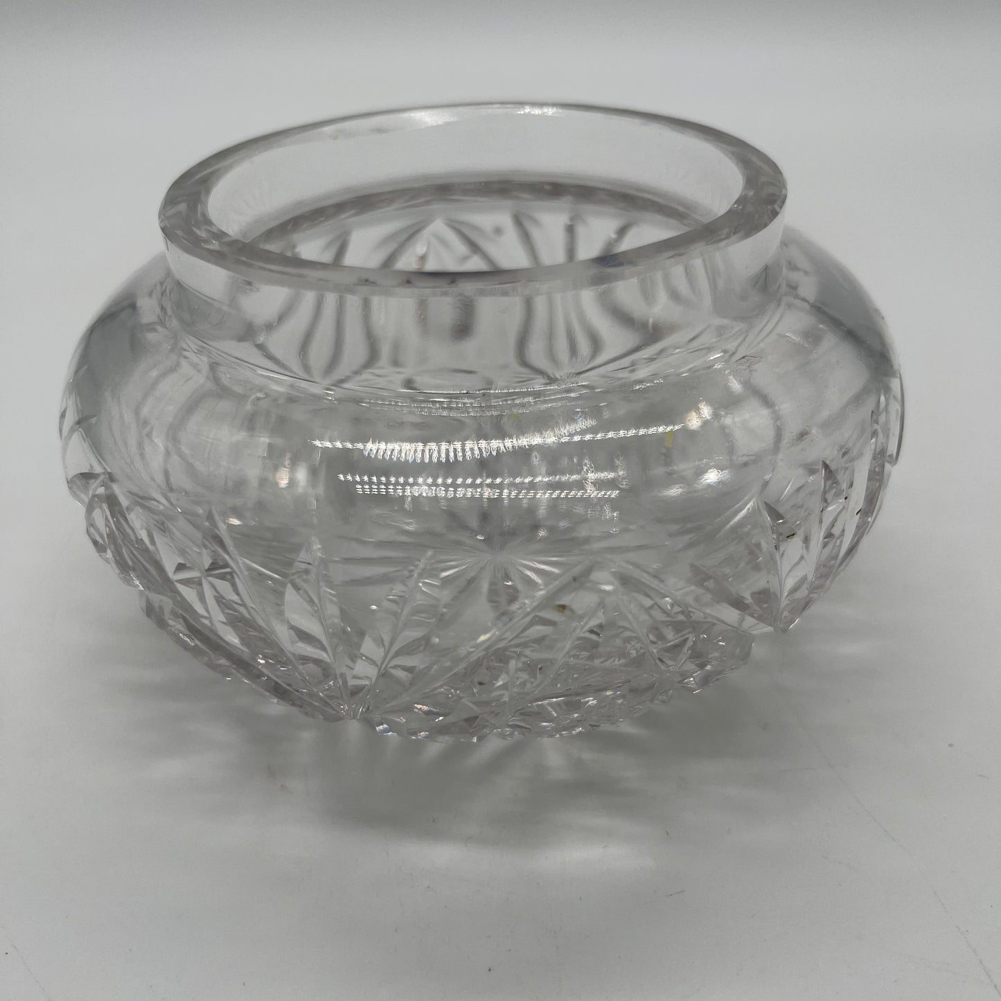 Waterford Crystal Powder Jar with Sterling Monogrammed Lid (Item Number 0054)
