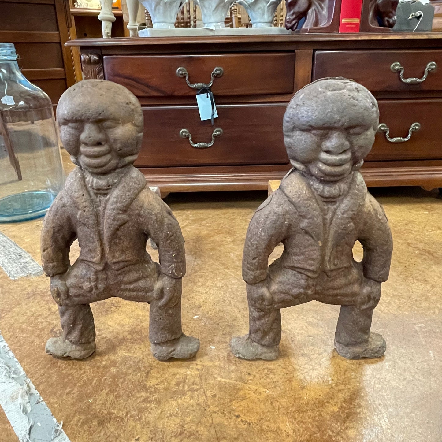 Black Butler Americana Fireplace Andiron (Item Number 0142)