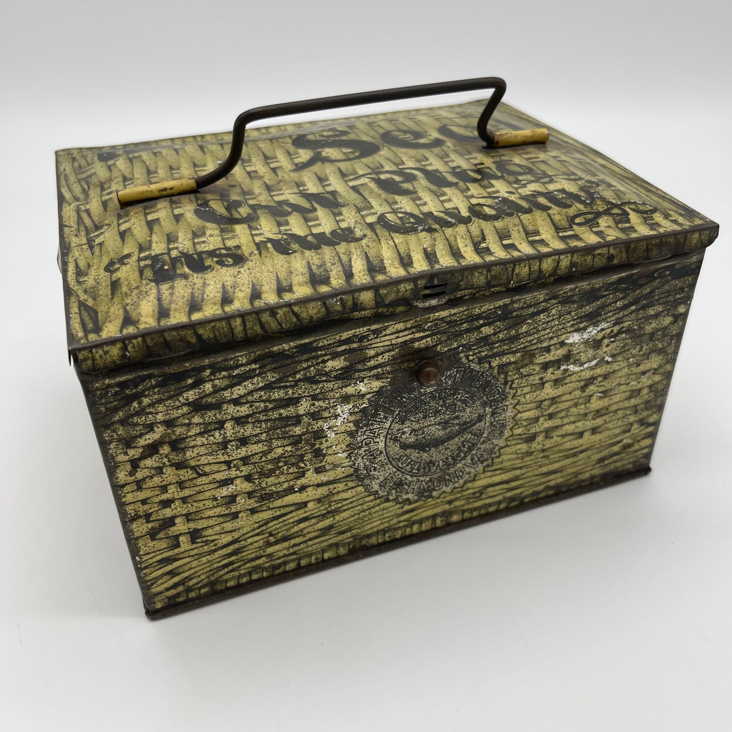 1910-1920s era Pallerson's Cut Plug Seal Tobacco Tin (Item Number 0157)