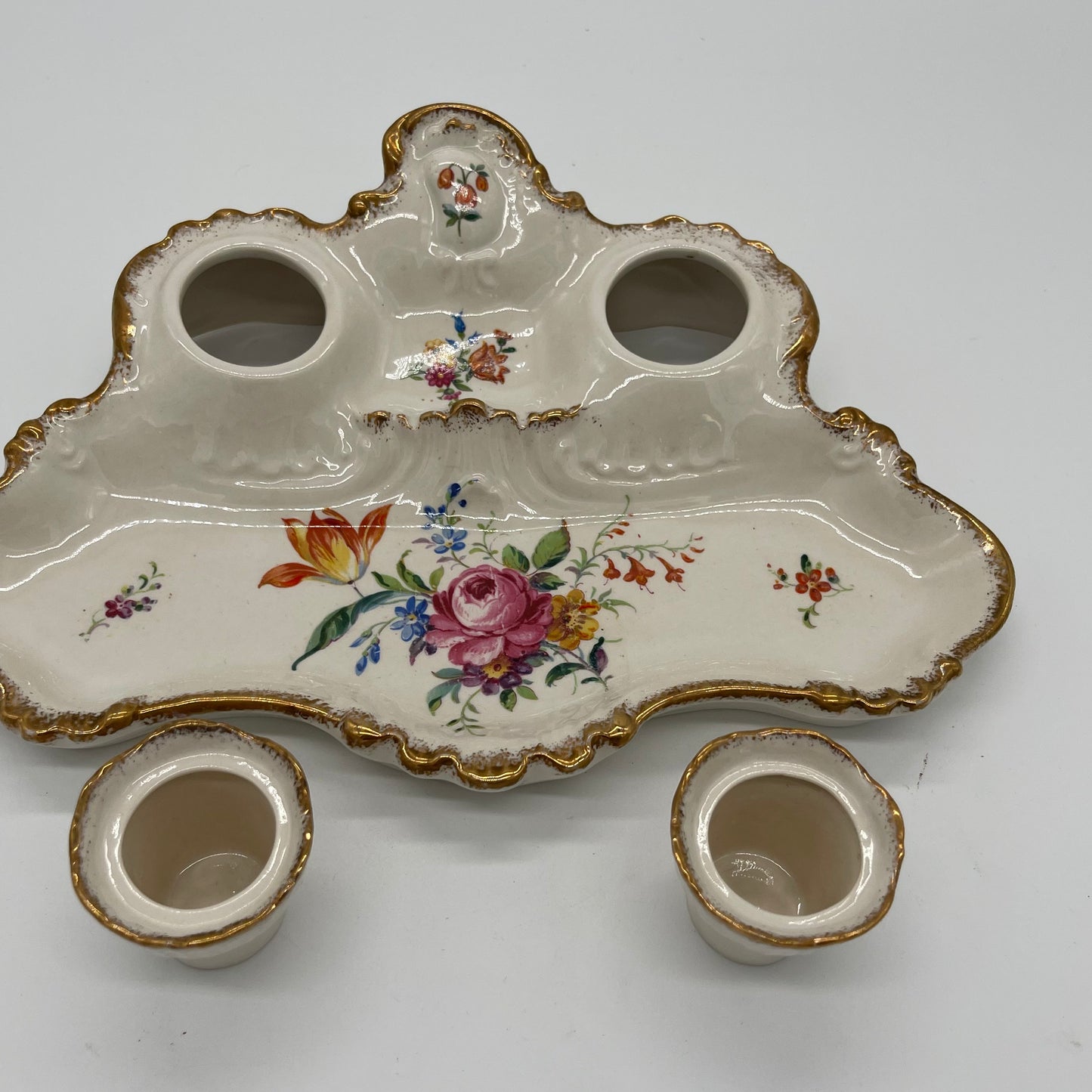 Vintage Ink Well Desk Set (Item Number 0038)