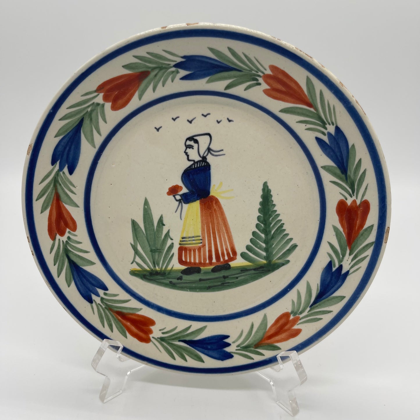 Quimper Plate (Item Number 0074)