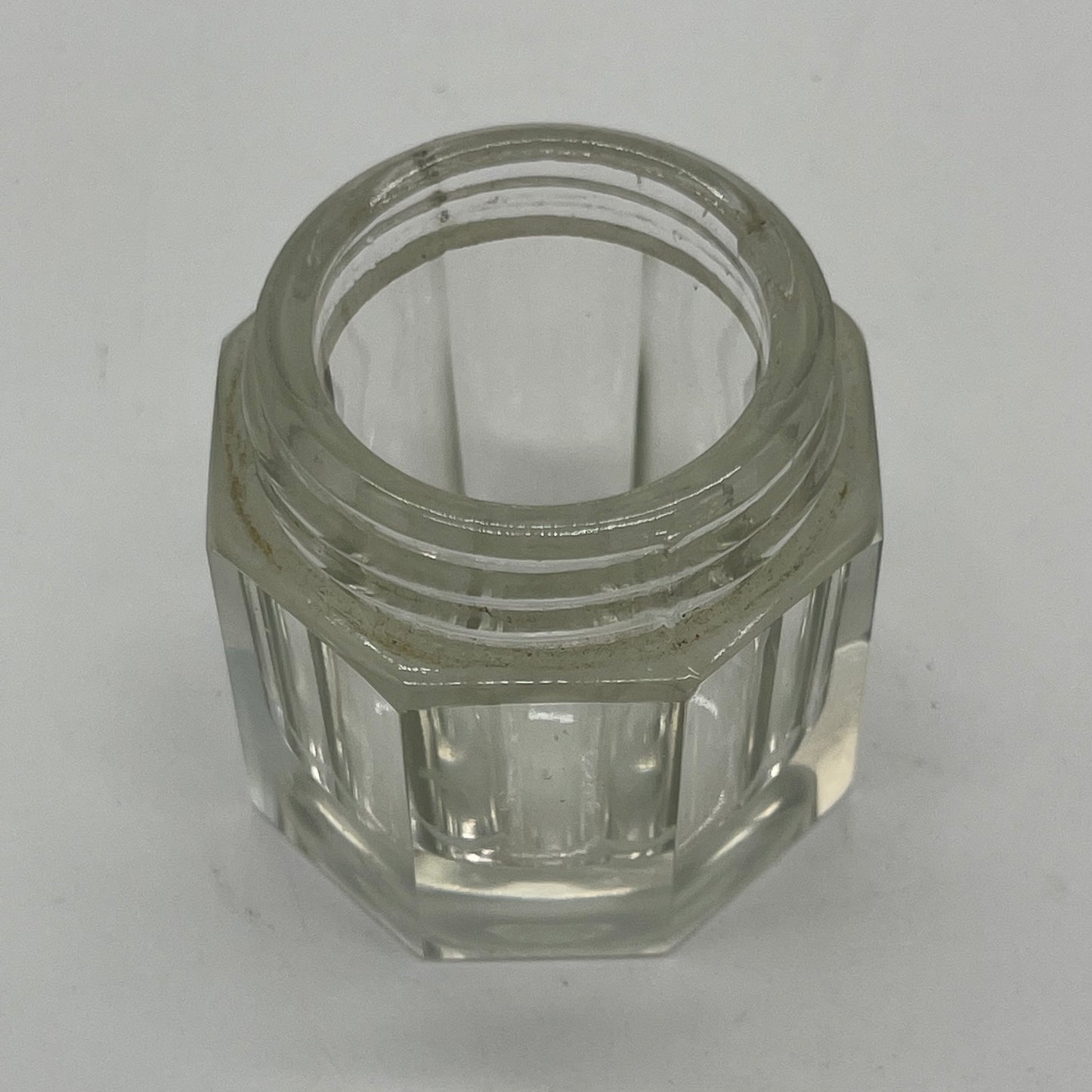Crystal Rouge Pot with Sterling Lid (Item Number 0053)