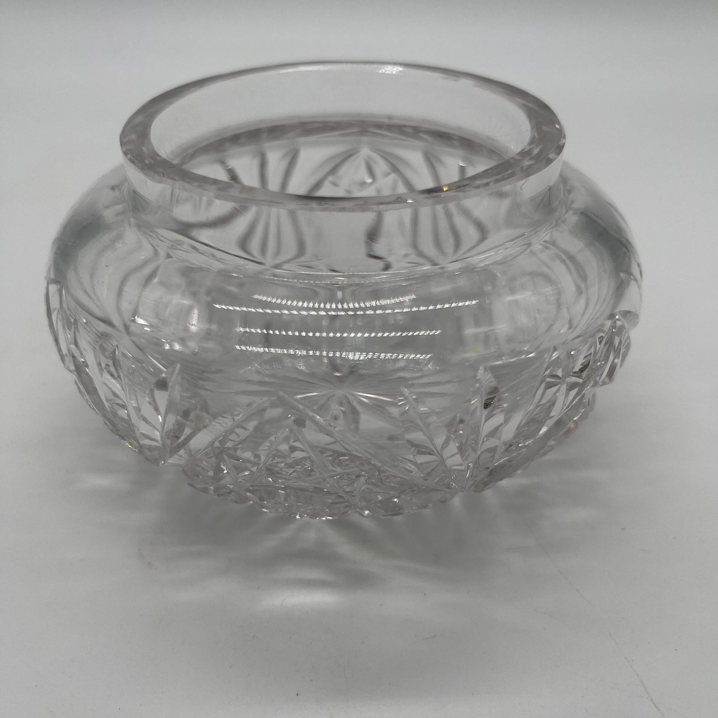Waterford Crystal Powder Jar with Sterling Monogrammed Lid (Item Number 0054)
