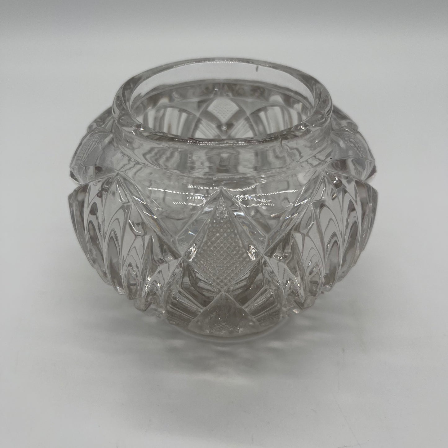 Cut Glass Victorian Style Hair Receiver (Item Number 0055)