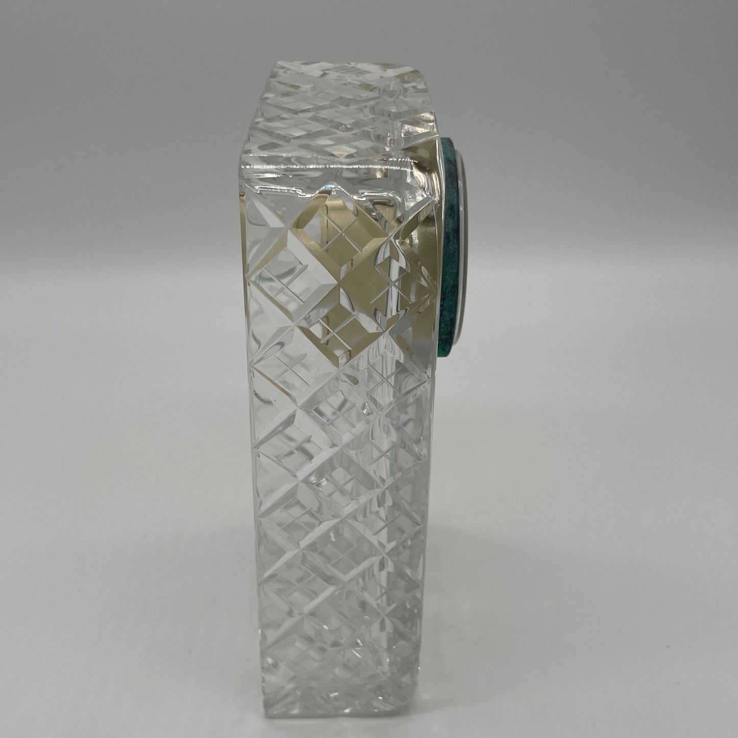Cut Glass Clock-3 way Display (Item Number 0062)