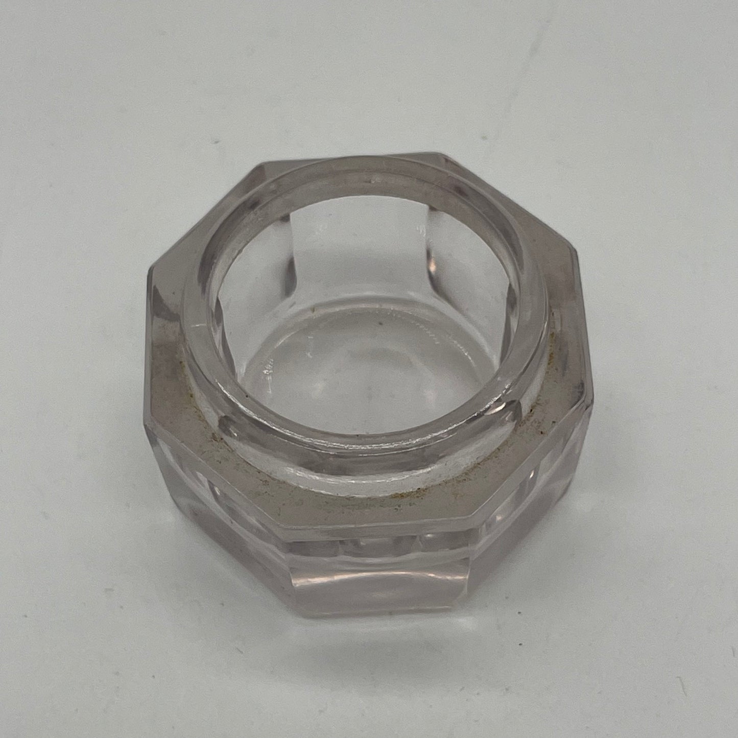 Crystal Rouge Pot with Sterling Lid (Item Number 0052)