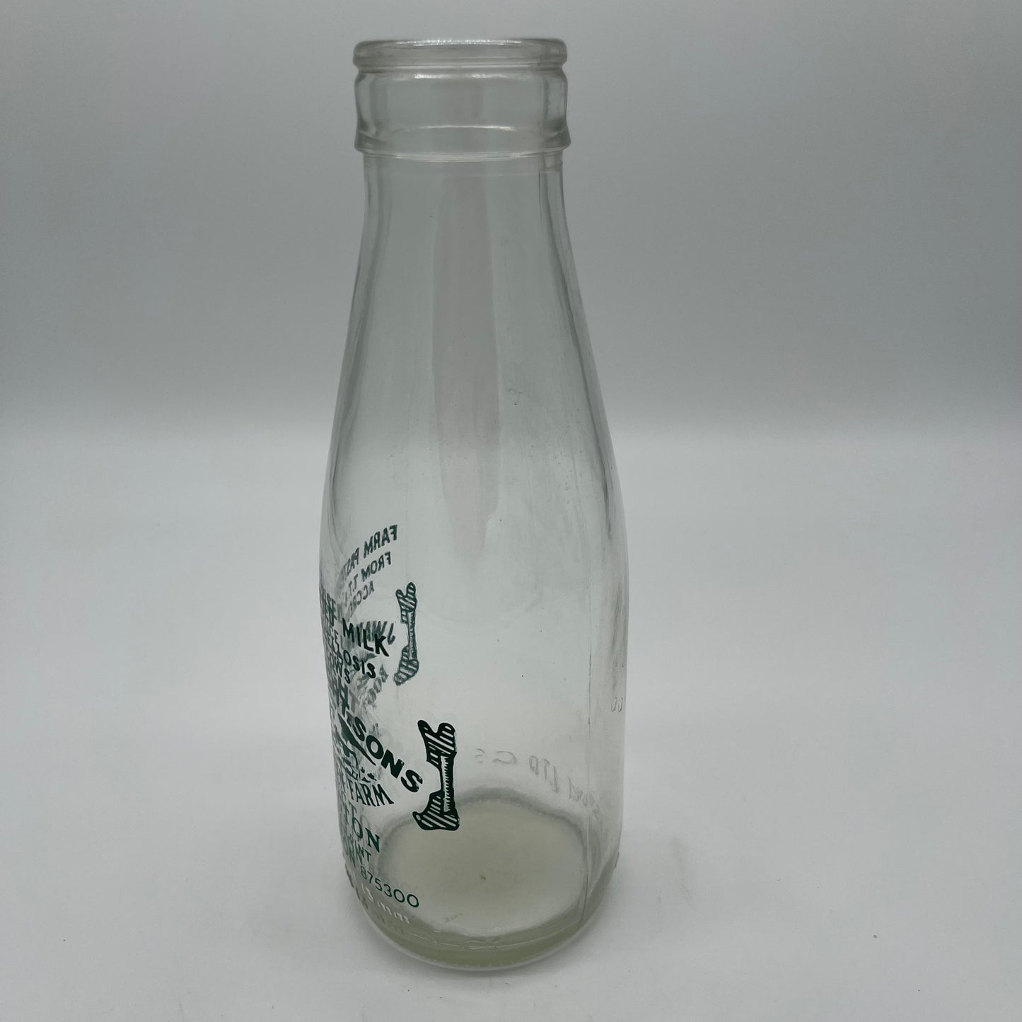 J. Wainwright & Sons Vintage Milk Bottle (Item Number 0120)