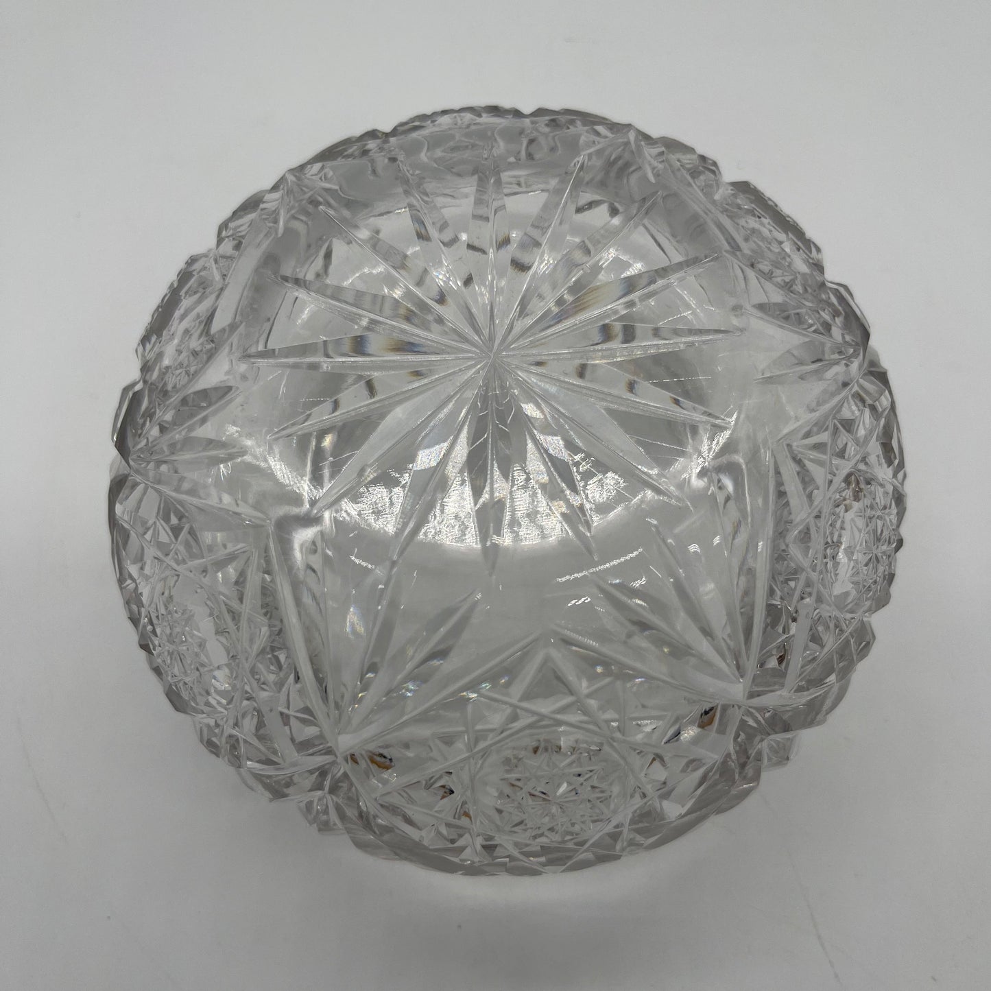 Waterford Crystal Powder Jar with Sterling Monogrammed Lid (Item Number 0054)