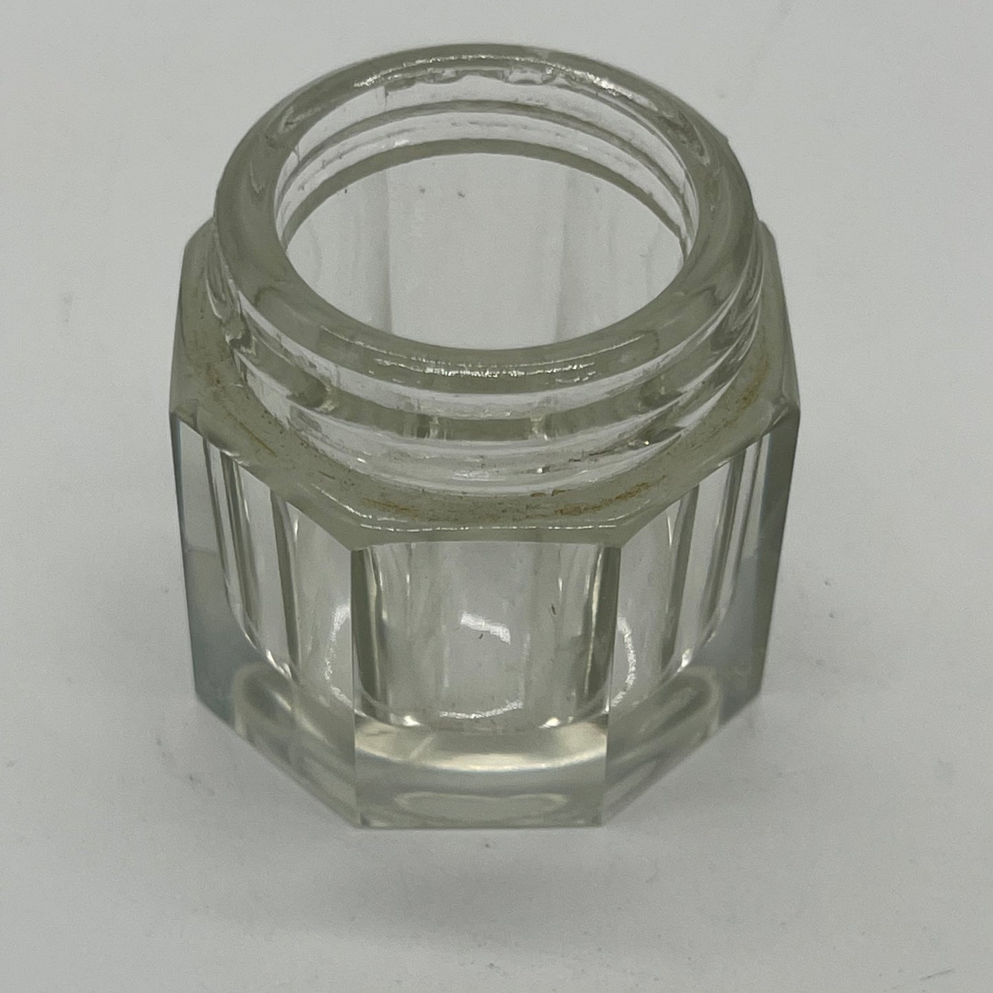 Crystal Rouge Pot with Sterling Lid (Item Number 0053)