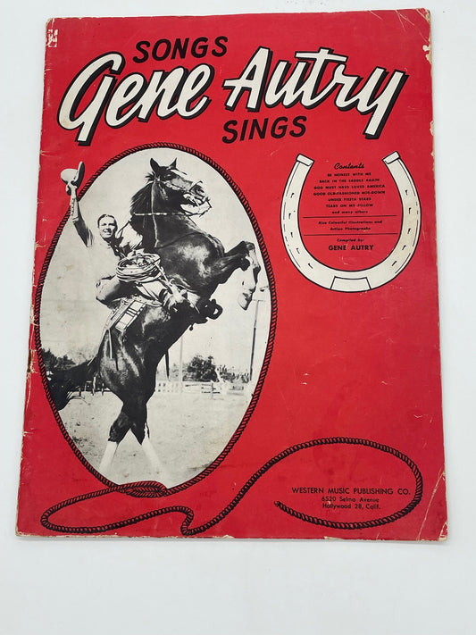 Gene Autry Song Book (Item Number 225)