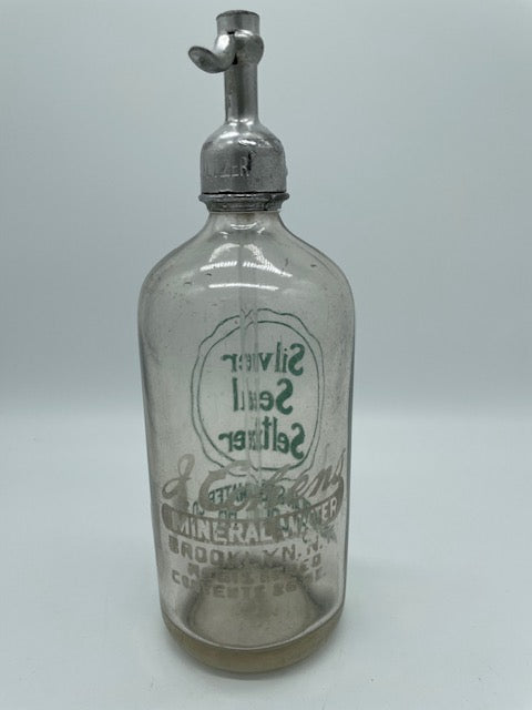 Silver Seal Seltzer Bottle (Item 0357)