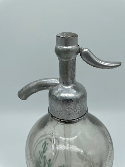 Silver Seal Seltzer Bottle (Item 0357)