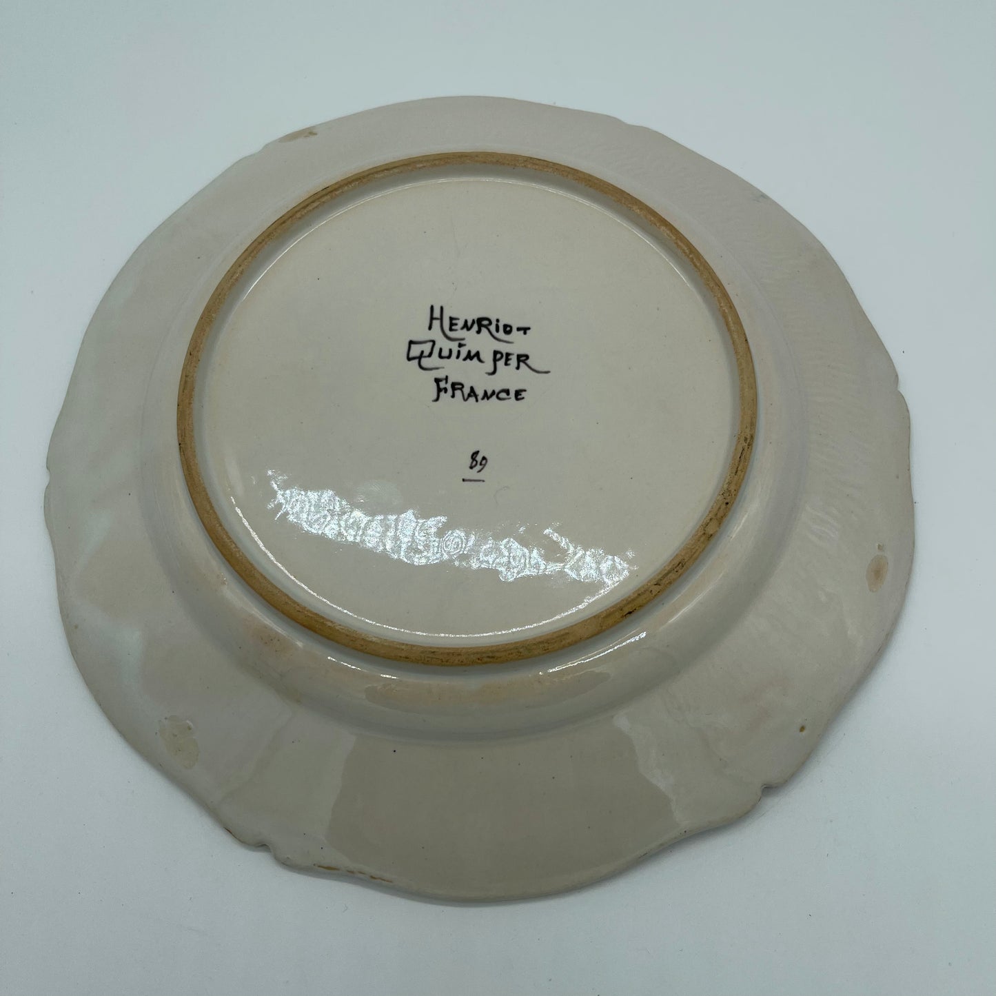 Quimper Plate (Item Number 0075)