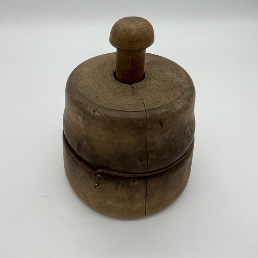 Antique Wood Butter Mold (Item Number 0108)