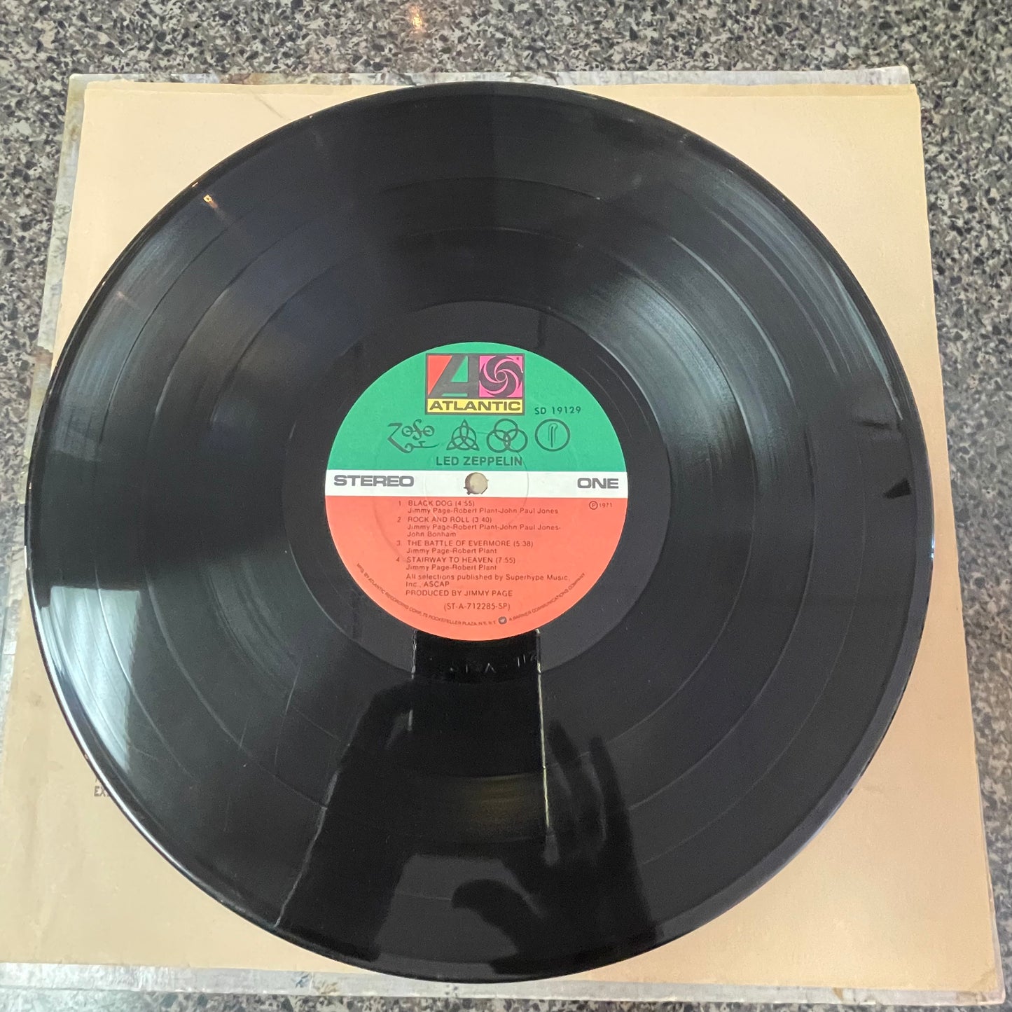 Led Zeppelin IX 33 rpm Album (Item Number 0105)