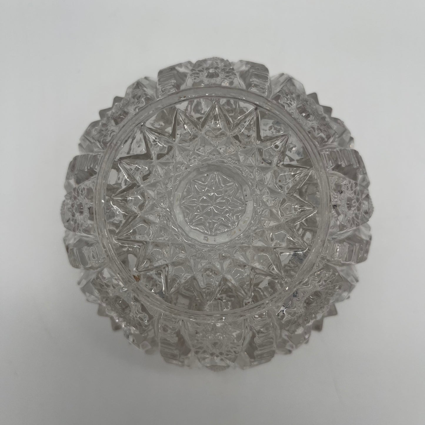 Cut Glass Victorian Style Hair Receiver (Item Number 0055)