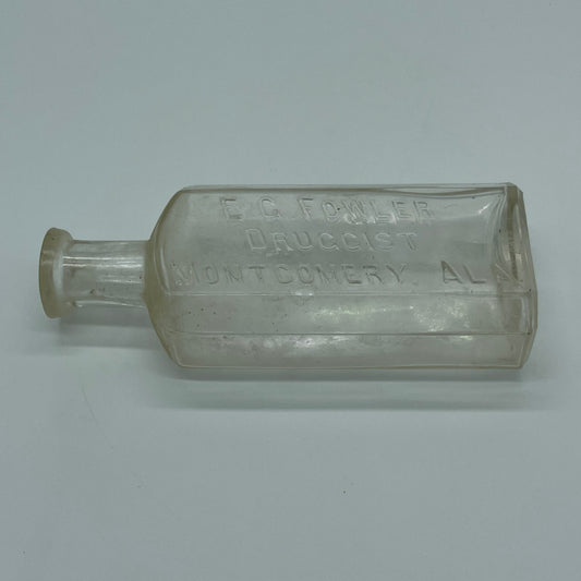 Medicine Bottle from E. G. Fowler, Druggist, Montgomery, AL (Item Number 0010)