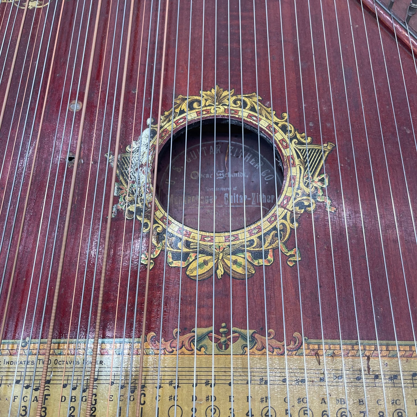 Antique Autoharp/Zither (Item Number 0094)