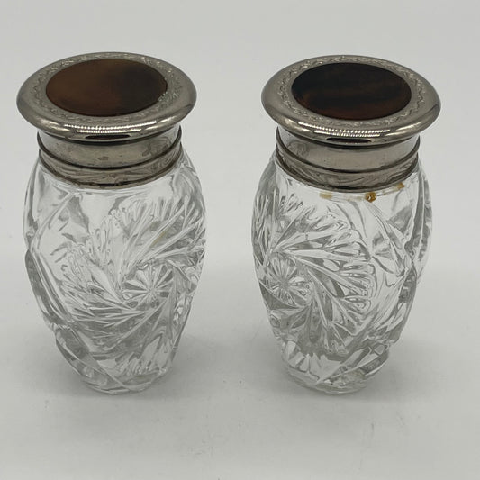 Pair of 2 Screw Lid Dresser Pots (Item Number 0056)