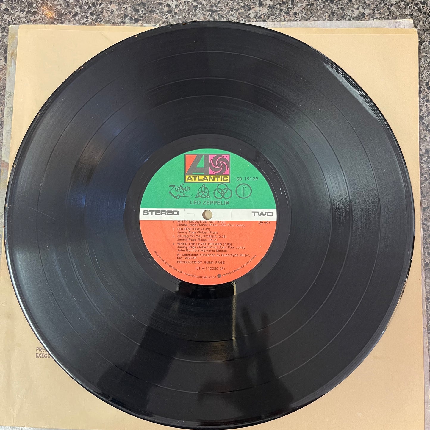 Led Zeppelin IX 33 rpm Album (Item Number 0105)